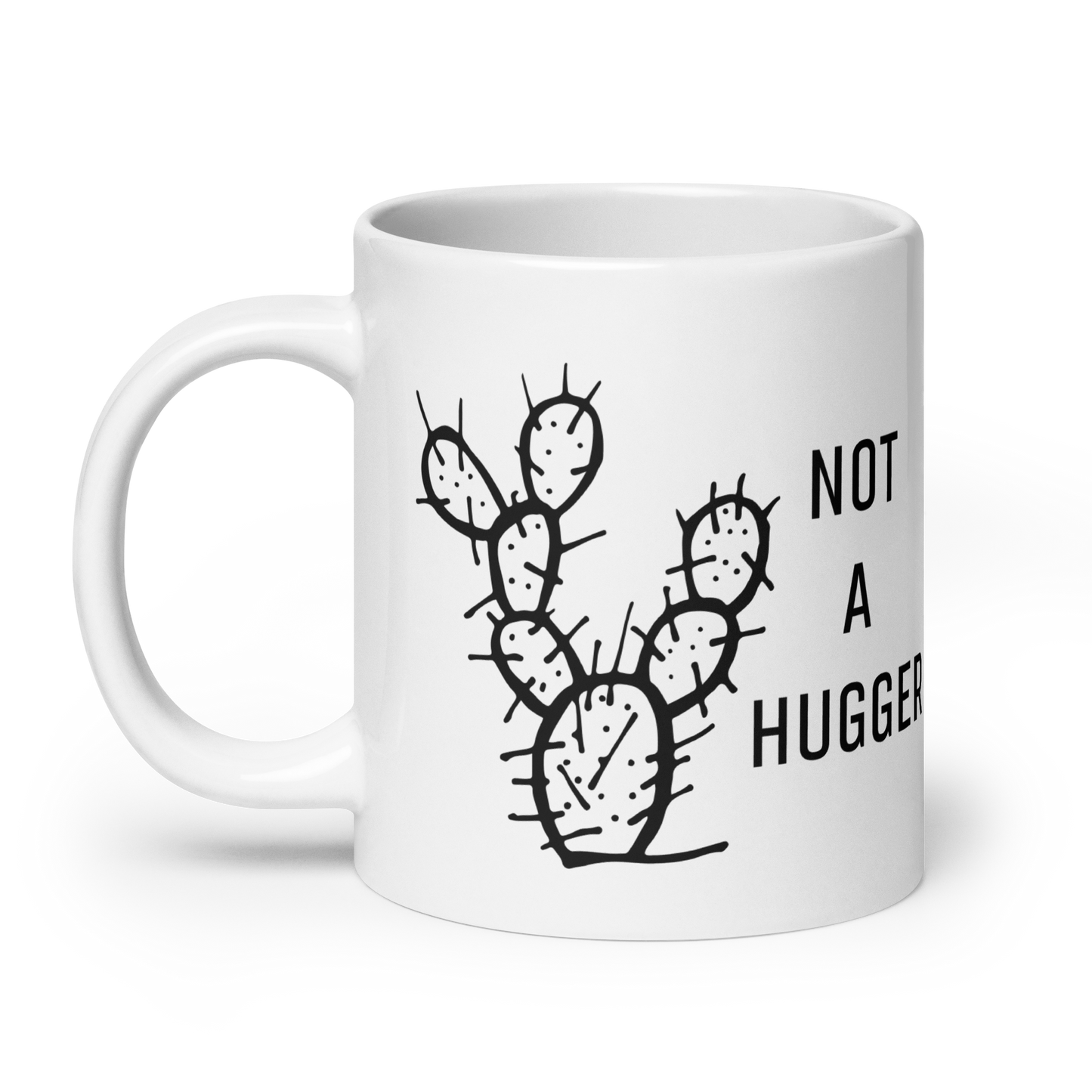 NOT A HUGGER MUG